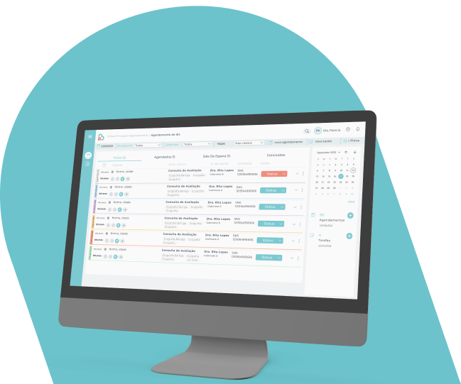 Imagem de um ecrã com desktop do software